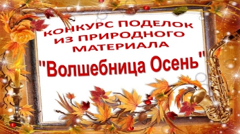 Конкурс поделок из природного материала